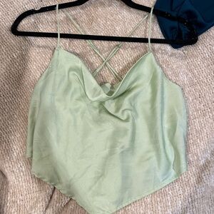 Light green tank top